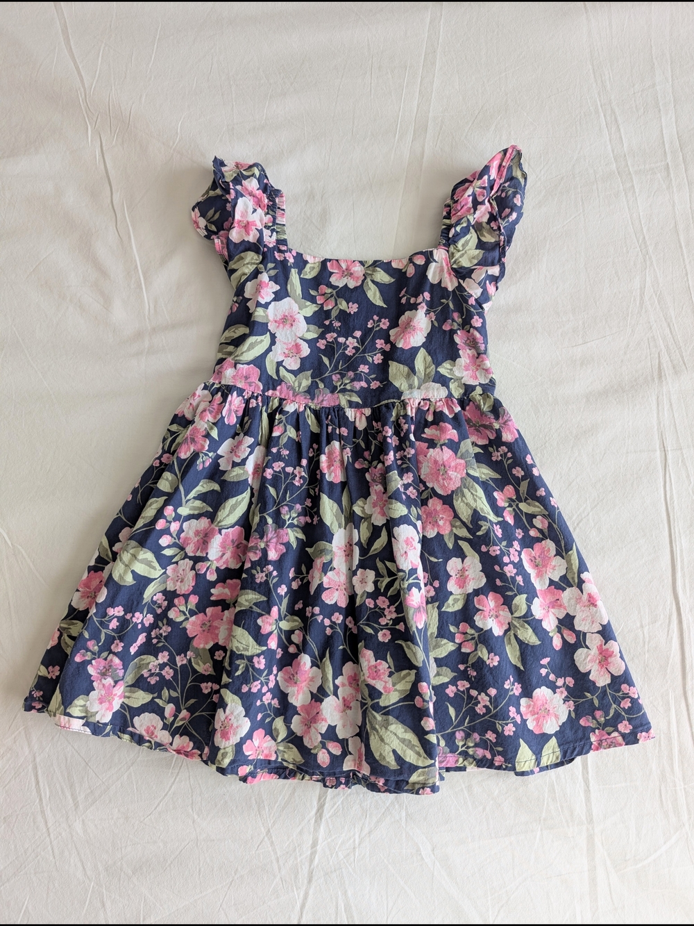 Janie and Jack Flutter Sleeve Floral Dress 3T